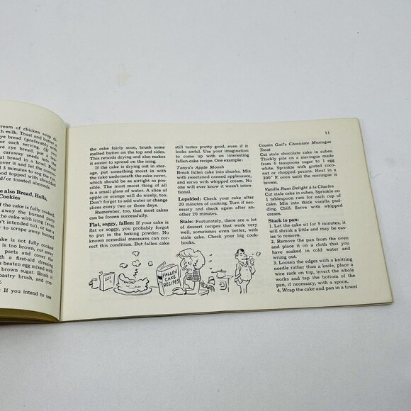 Reader Digest Cookbook Common Cooking Crises Book Guide Handbook Cartoon Picture - Picture 6 of 10